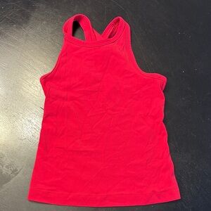 Lululemon Athletica Red Tank Top